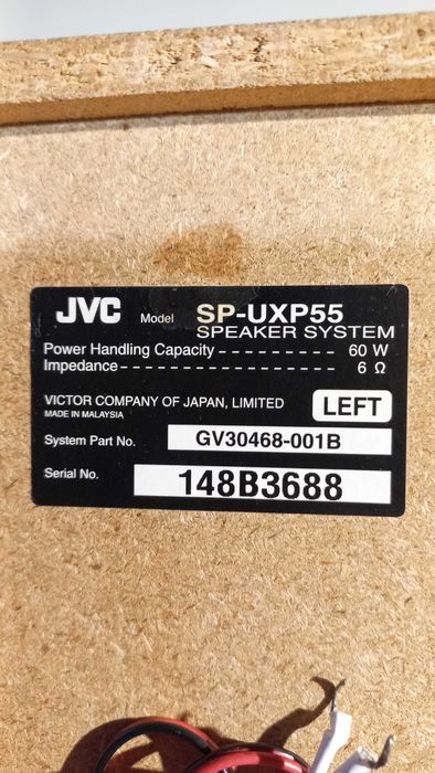Wieża JVC SP-UXP55 60W - STAN DOBRY - Sprzęt audio - Niesprawne CD