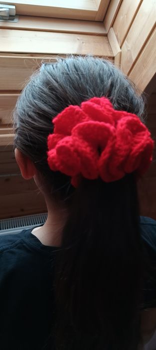 Frotka gumka scrunchy handmade