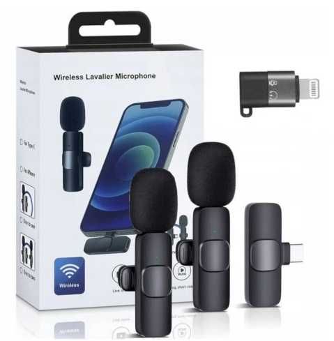 Bezprzewodowy mikrofon do Iphone (wejście Lightning, do serii 15)