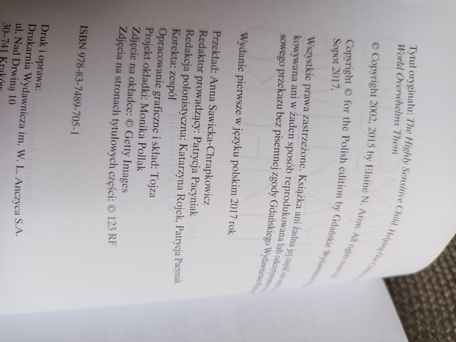 Wysoko Wrażliwe Dziecko Elaine Aron