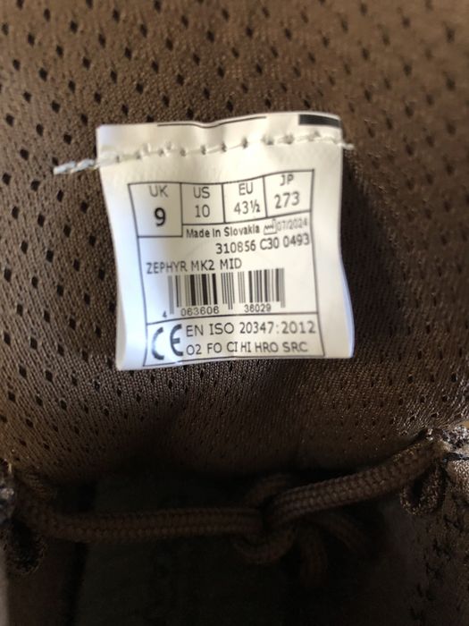 LOWA ZEPHYR MK2 MID 43,5 uk 9 dark brown brazowe nowe buty trakkingowe