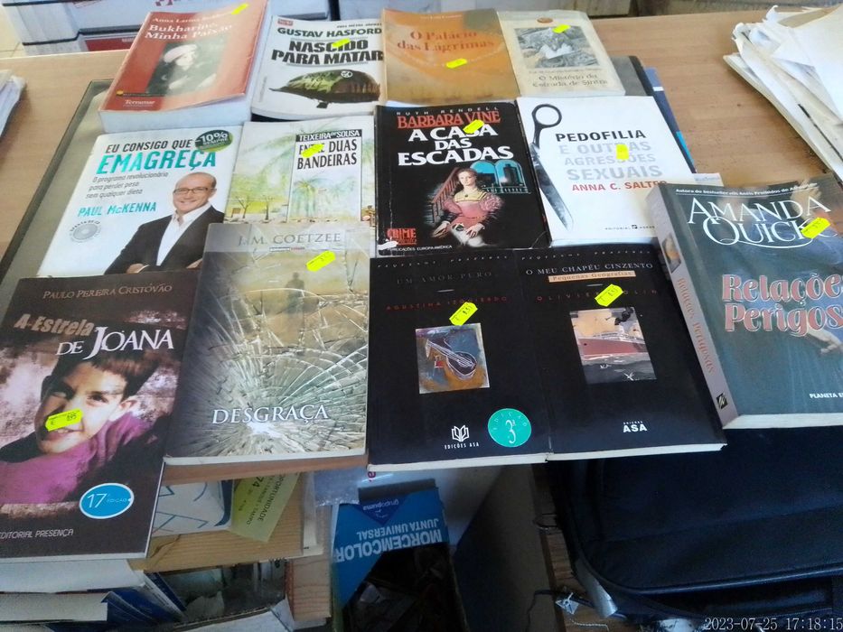 Lote 50 - LIVROS Diversos - Vendidos INDIVIDUALMENTE - Vários Preços