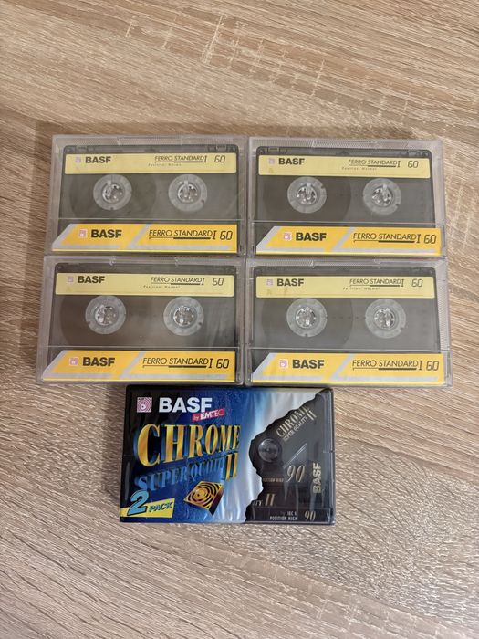 Аудиокасеты BASF Ferro Standard I 60 BASF Chrome Super Quality II 90