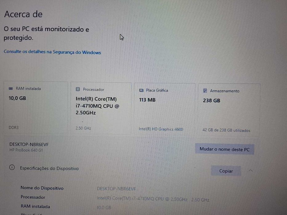 HP ProBook 640 G1 CPU i7, 8 Cores, 10 GB RAM, 256 GB SSD, New, Battery Life +4 Hours64739828054785122