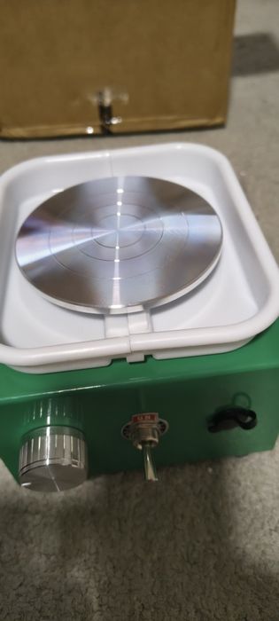 Mini máquina de roda de cerâmica toca-discos elétrico de cerâmica com