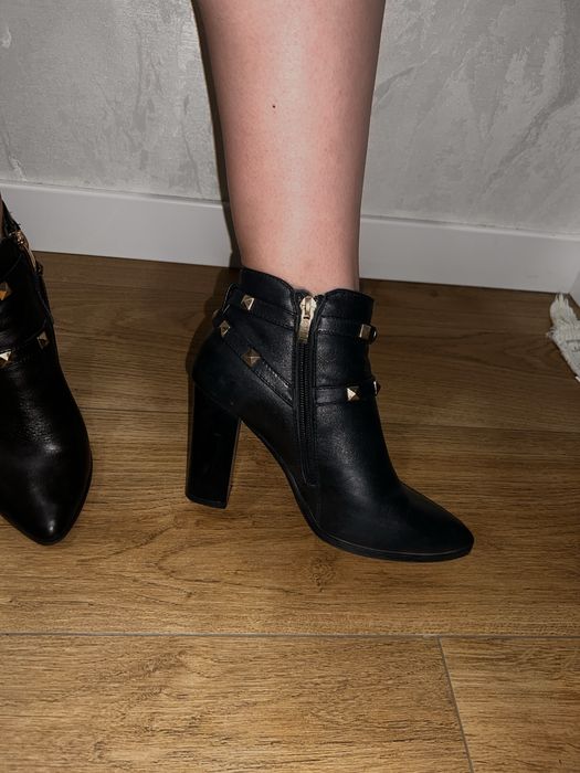 Напівчоботи , 36 розмір, натуральна шкіра