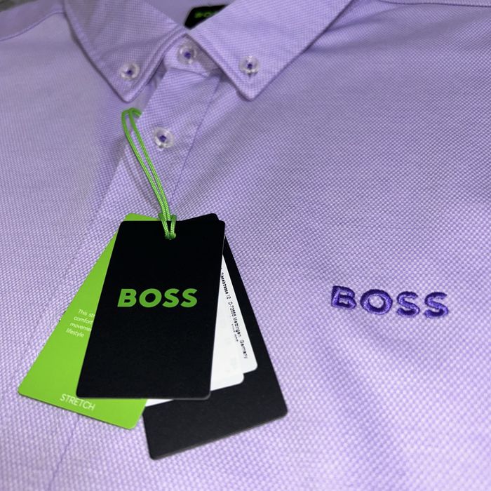 BOSS сорочка лавандова 2XL/3XL розмір оригінал нова з бірками