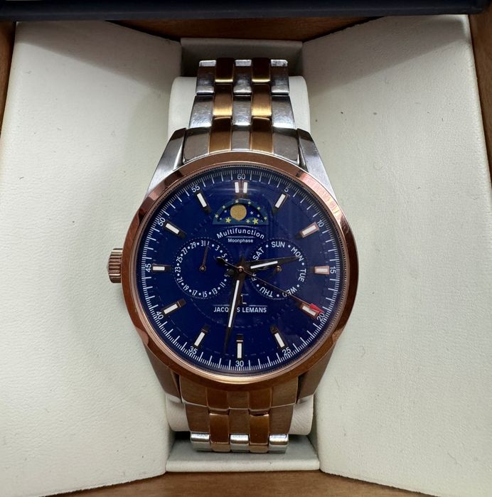 Годинник чоловічий JACQUES LEMANS 1-1596