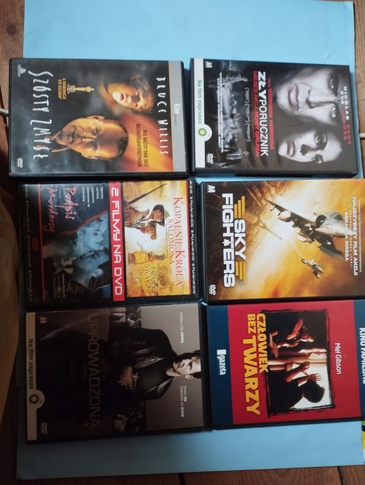 DVD zestaw filmów 6 szt