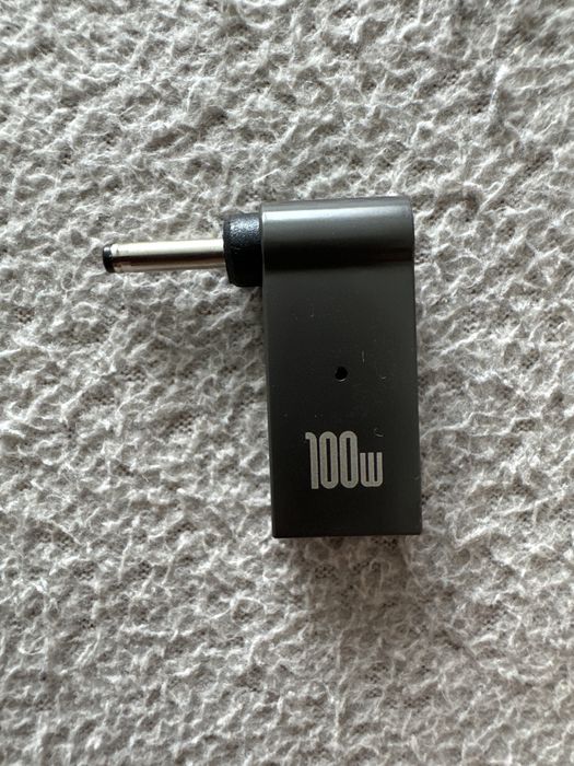 Продам адаптер STLab USB Type-C to DC Jack 3.0x1.1mm PD 100W