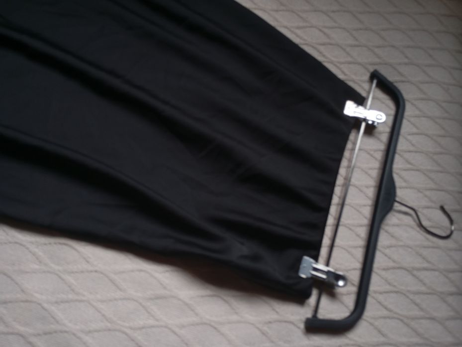 H&M XXS-XS elegancka długa satynowa spódnica midi maxi
