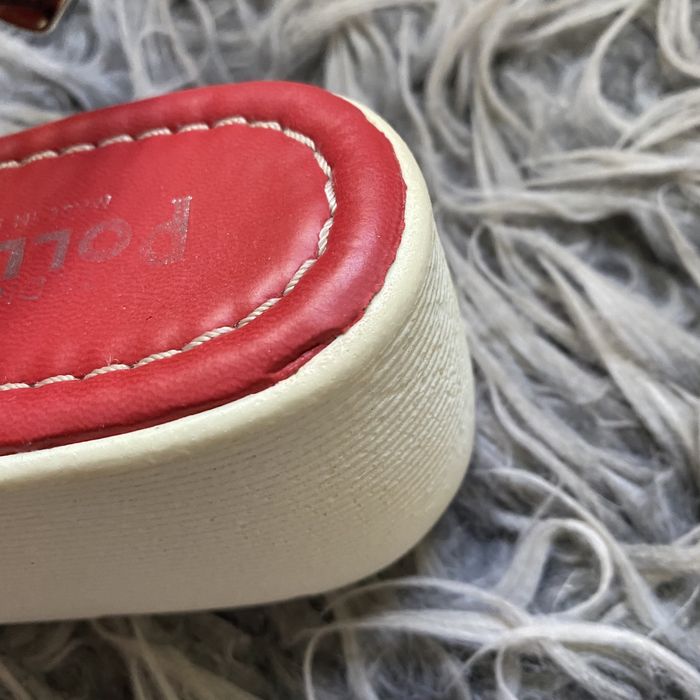 Czerwone damskie buty sandałki Studio Pollini Made in Italy [36]