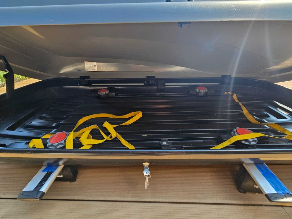 ZESTAW Bagażnik + Box Dachowy Inter Pack Zenith 6.5 + THULE 120cm do BMW i innych