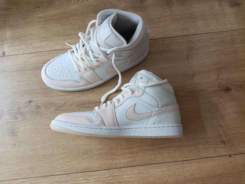 Nike Air Jordan 1 MID Sail/Guava ICE-S nowe unikat