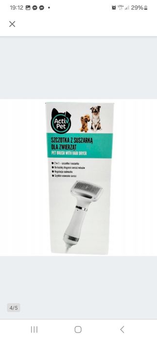 Szczotka z suszarką 2w1