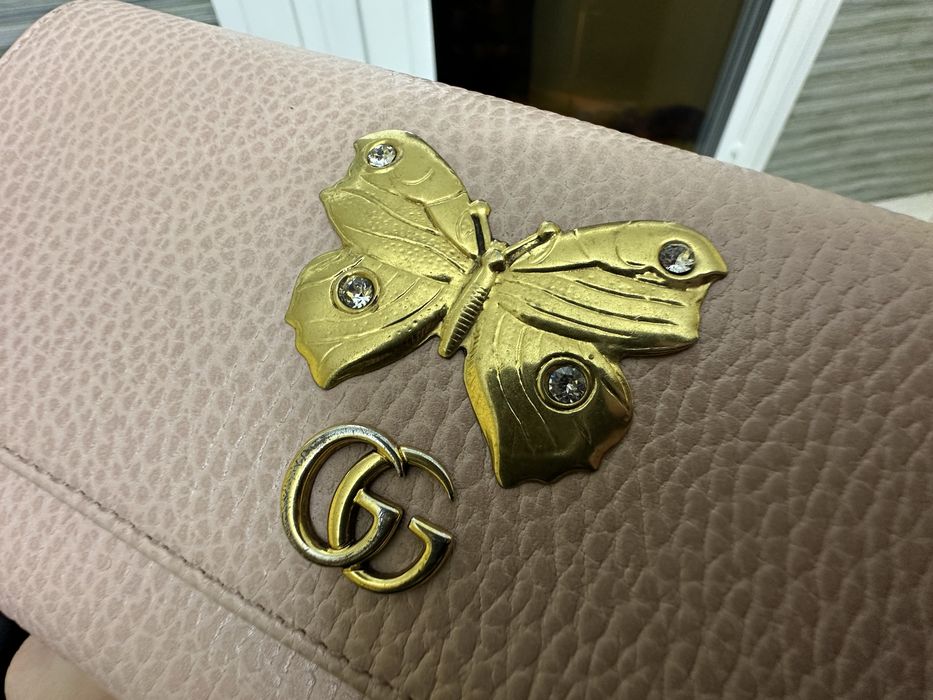 Гаманець Legit Gucci Garden GG Marmont Butterfly Wallet