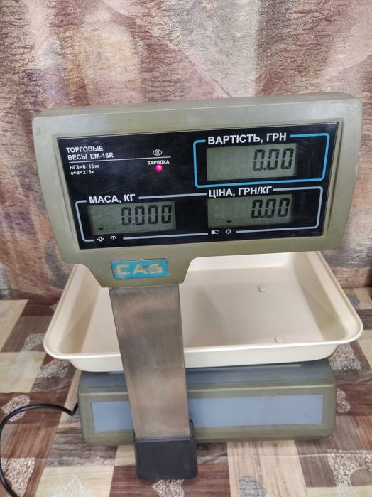Электронные торговые весы 15кг Корея.