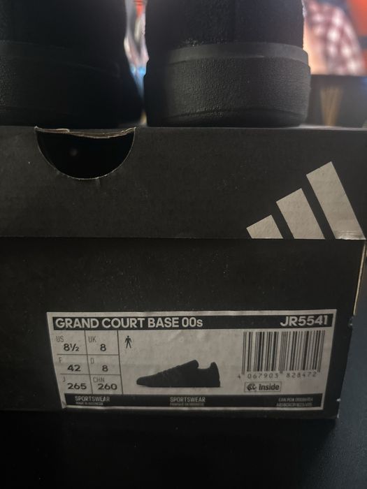 Adidas grand court czarne 42 trampki sneakersy