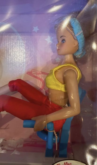 Lalka Vintage lata 90 GymDolls Takmay Barbie klon w pudetku retro