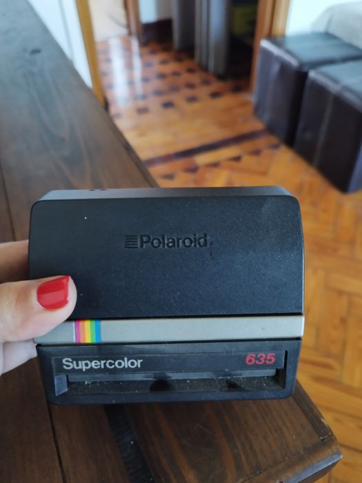 Máquina fotográfica Polaroid supercolor 635. Vintage _anos 80,