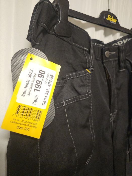 Spodenki robocze Snickers 3023 r.52,60 krótkie spodnie