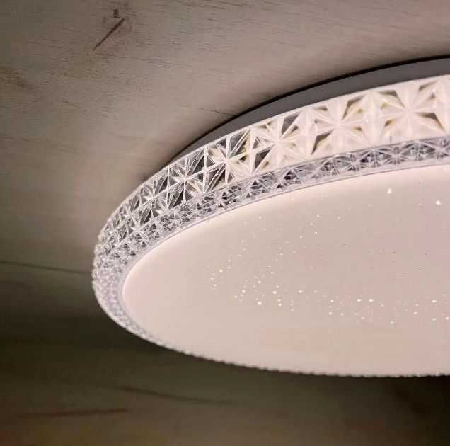 Хрустальна люстра — стельовий світильник різних розмірів