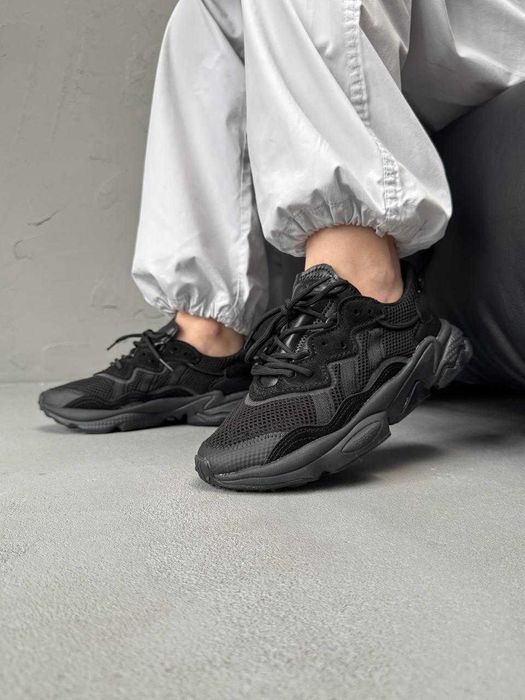 Кроссовки Женские Adidas Ozweego Triple Black/Жіночі Кросівки Адідас Озвіго/Кроссовки адидас Озвиго