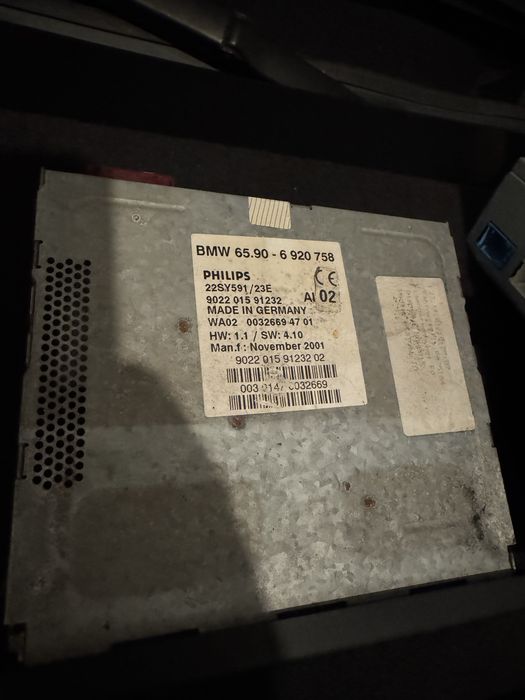 Rádio GPS original Bmw e46