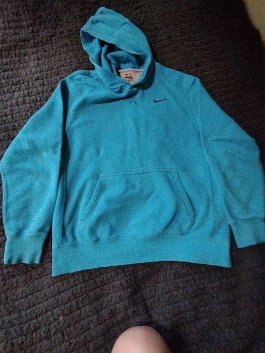 Оригінальне голубе худі Nike / Світла толстовка Найк (Розмір L)