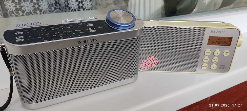 приемники roberts - r 993 . sony xdr- s40dbp