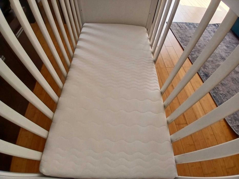 Łóżeczko Ikea sundvik materac