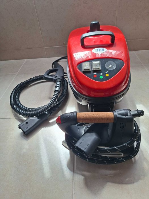 Vaportetra com ferro de engomar e acessórios