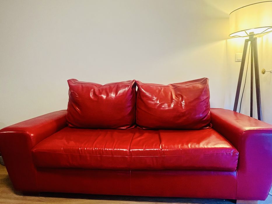 Sofá couro excelente estado