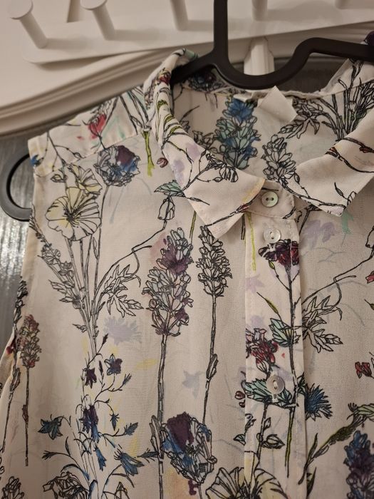 Letnia bluzka bez rękawów H&M roz. 40