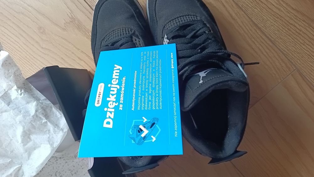 Air Jordan 4 Black Canvas