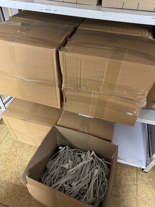 Кабель (питания) живлення Cablexpert 1.5m 2pin білий ОПТ від 100 шт