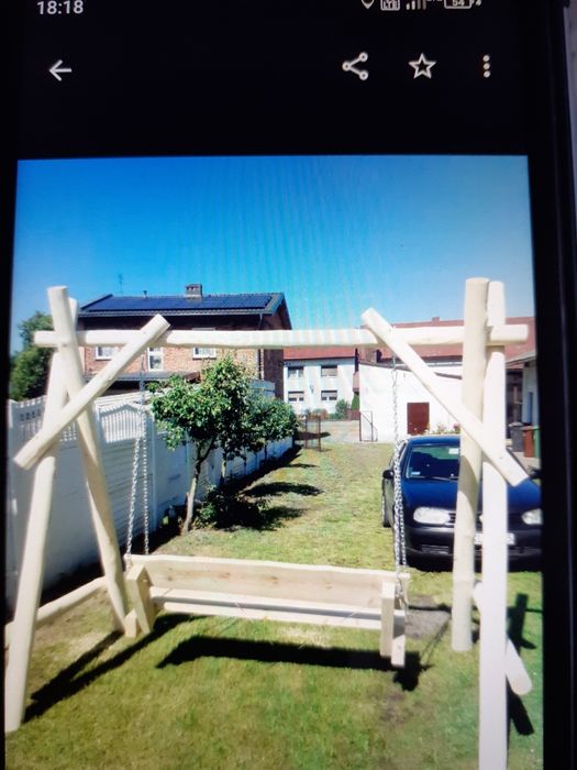 Mega  Okazja Sprzedam piękną  huśtawke