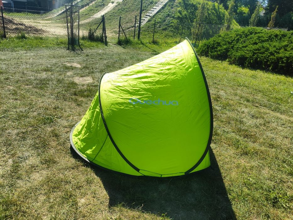 Quechua Samorozkładający Namiot Plażowy 2 Seconds XL zielony
