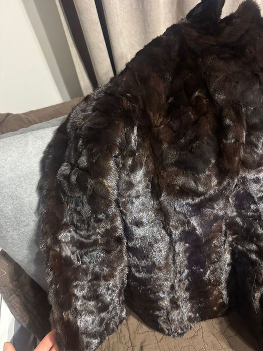 Норковая шуба размер L
