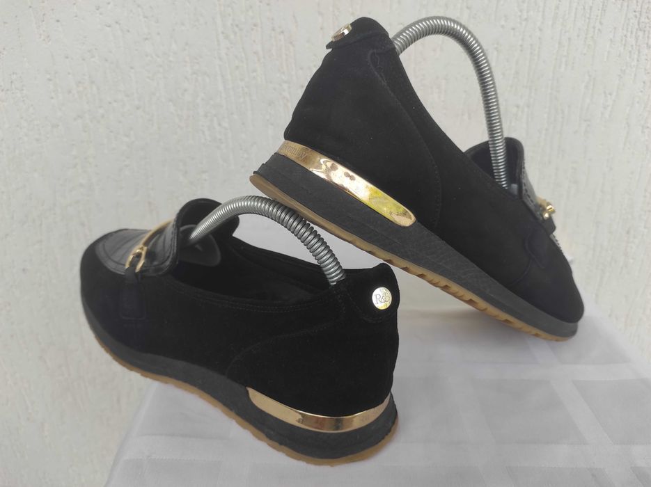 Брендовие кожанние туфли Russell & Bromley р.38.5-39