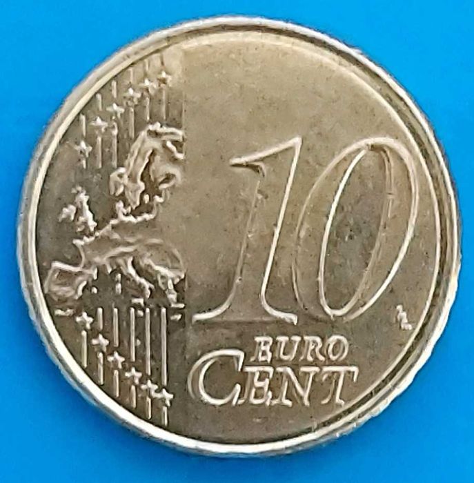 10 Cêntimos de 2023 de Espanha,  Miguel Cervantes