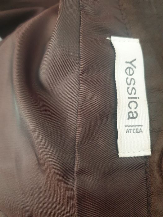 Damska  kurtka-ramoneska skórzana z C&A