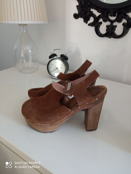 Platformy Boho brąz zamsz 37 Warszawa Mokotów