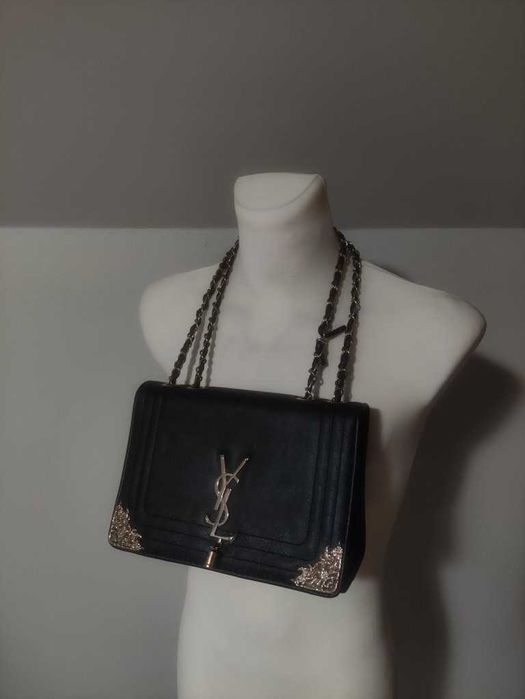 Torebka czarna YSL Saint Laurent elegancka
