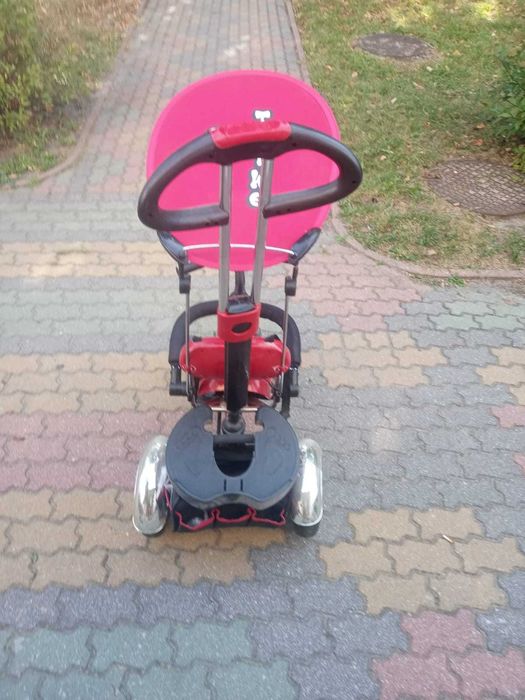 Rowerek trójkołowy z daszkiem, na pedały