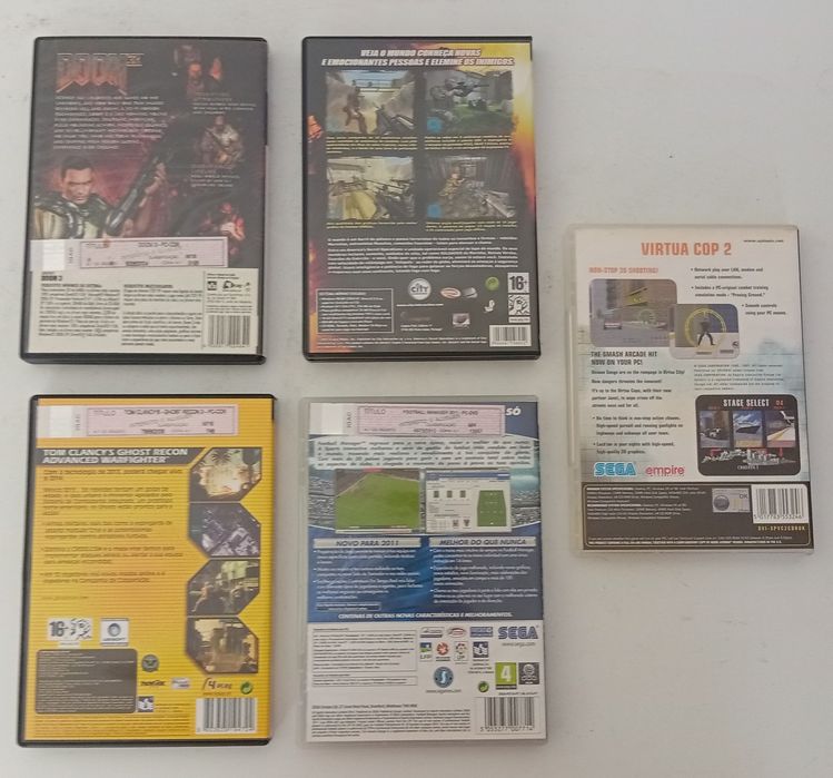 Conjunto de jogos para PC