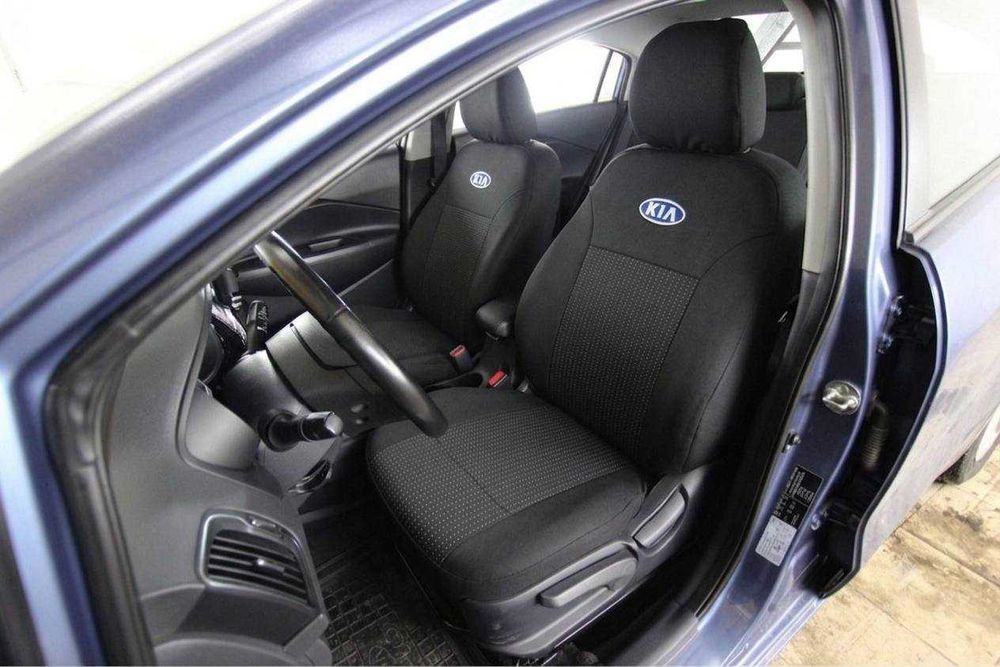 Чохли в салон Kia Rio 2011-2018 / Kia Ceed 2012-2018 Текстильні Нові Модельні EMC-ELEGANT