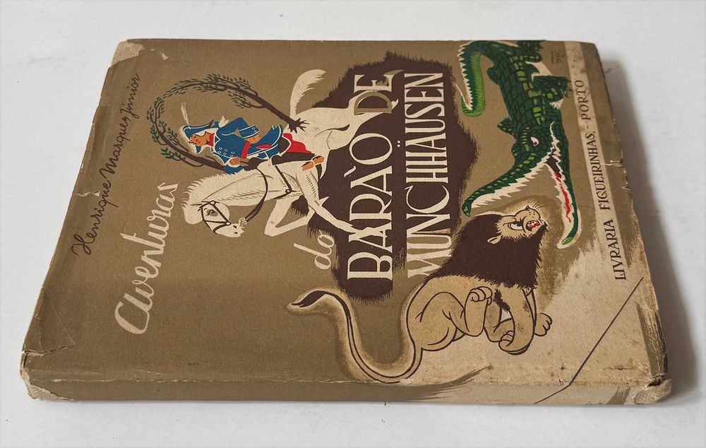 1946?_Henriques Marques Júnior, AVENTURAS DO BARÃO DE MUNCHHÄUSEN. Ilustrações de Maria Vasconcelos.