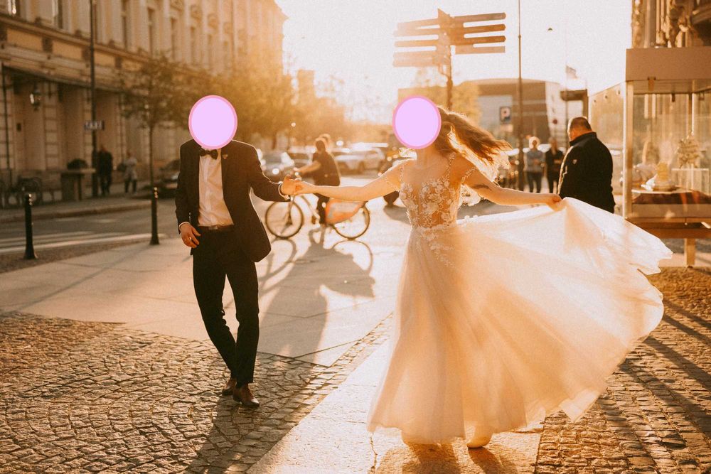 Suknia Ślubna Jardine od Agnieszka Światły + welon GRATIS !!