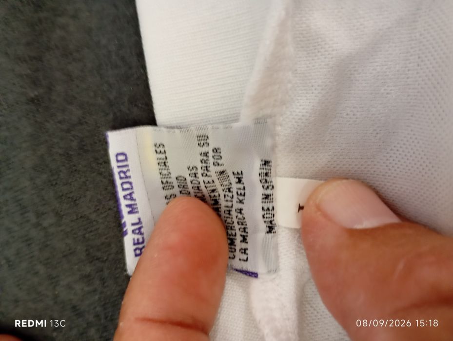 Camisola do real Madrid
